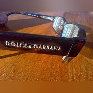 Dolce & Gabbana DG3003 502 eyeglasses frames vintage vtg brown tortoise shell